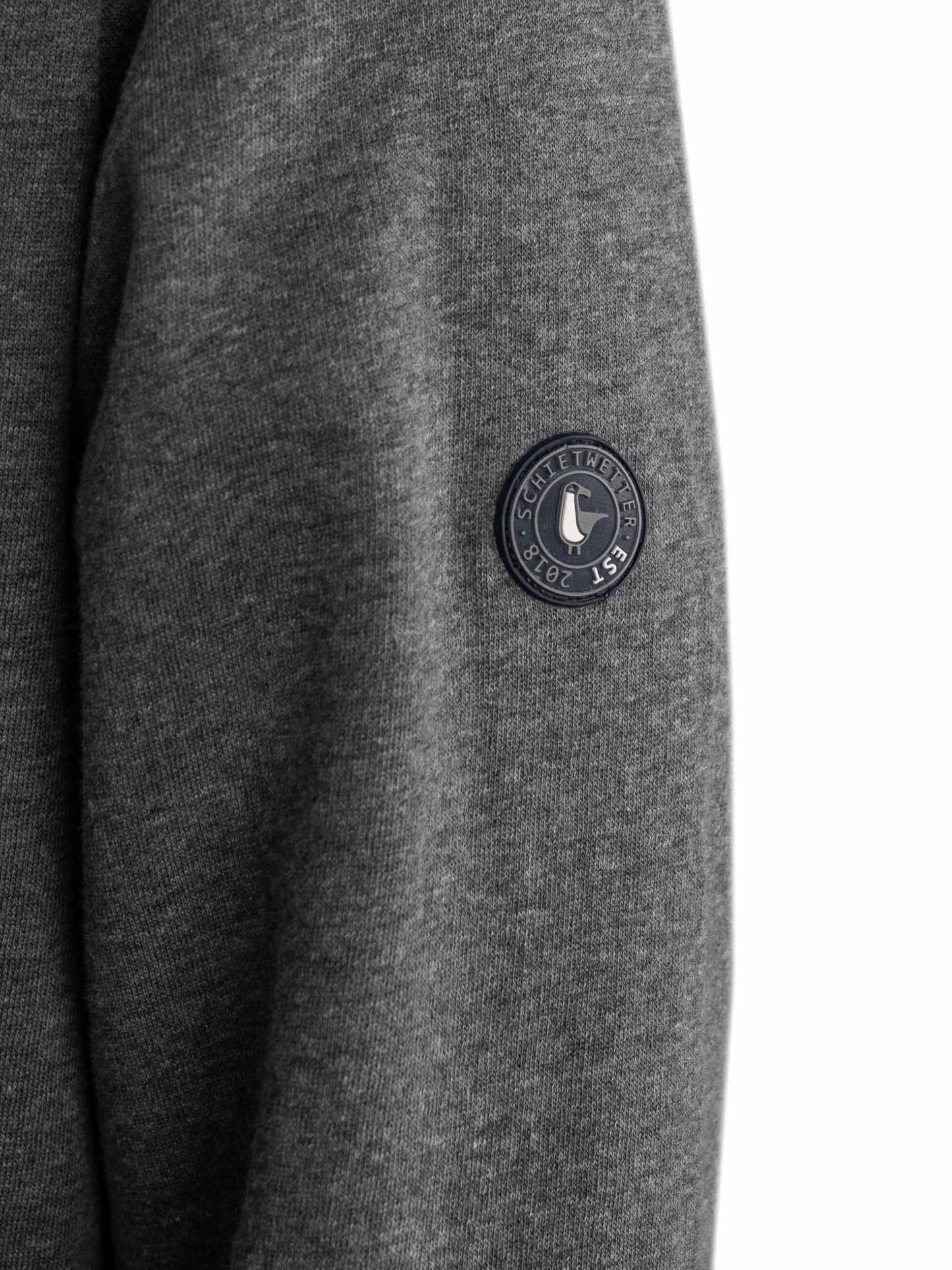 SCHIETWETTER Herren Hoodie Hansi, Kapuzenpullover, Sweater, Langarm-Pullover, 3D-Druck, geprägt 3D-Logo-Print, warm, bequem