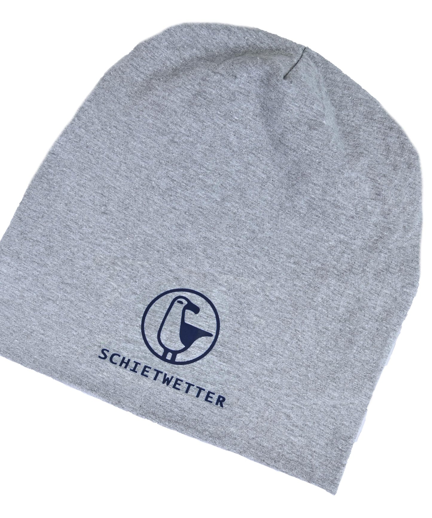 SCHIETWETTER Unisex Erw. Leichte Beanie Mütze Möwe, Übergangsmütze, dünne Kopfbedeckung, Logo-Print, Stretch, warm, einfarbig