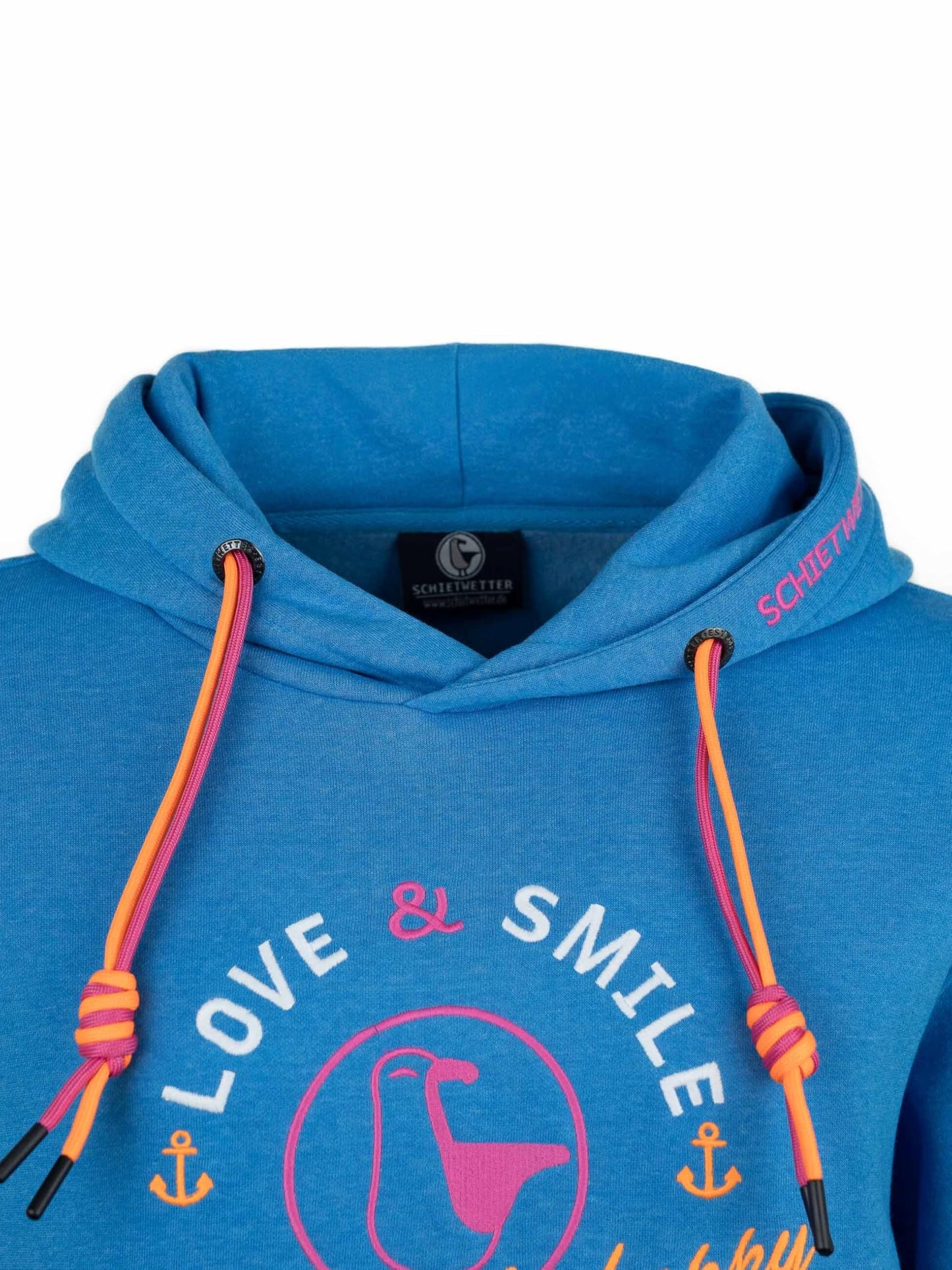 SCHIETWETTER Damen Hoodie Marie Meersalz, Kapuzenpullover für Frauen,