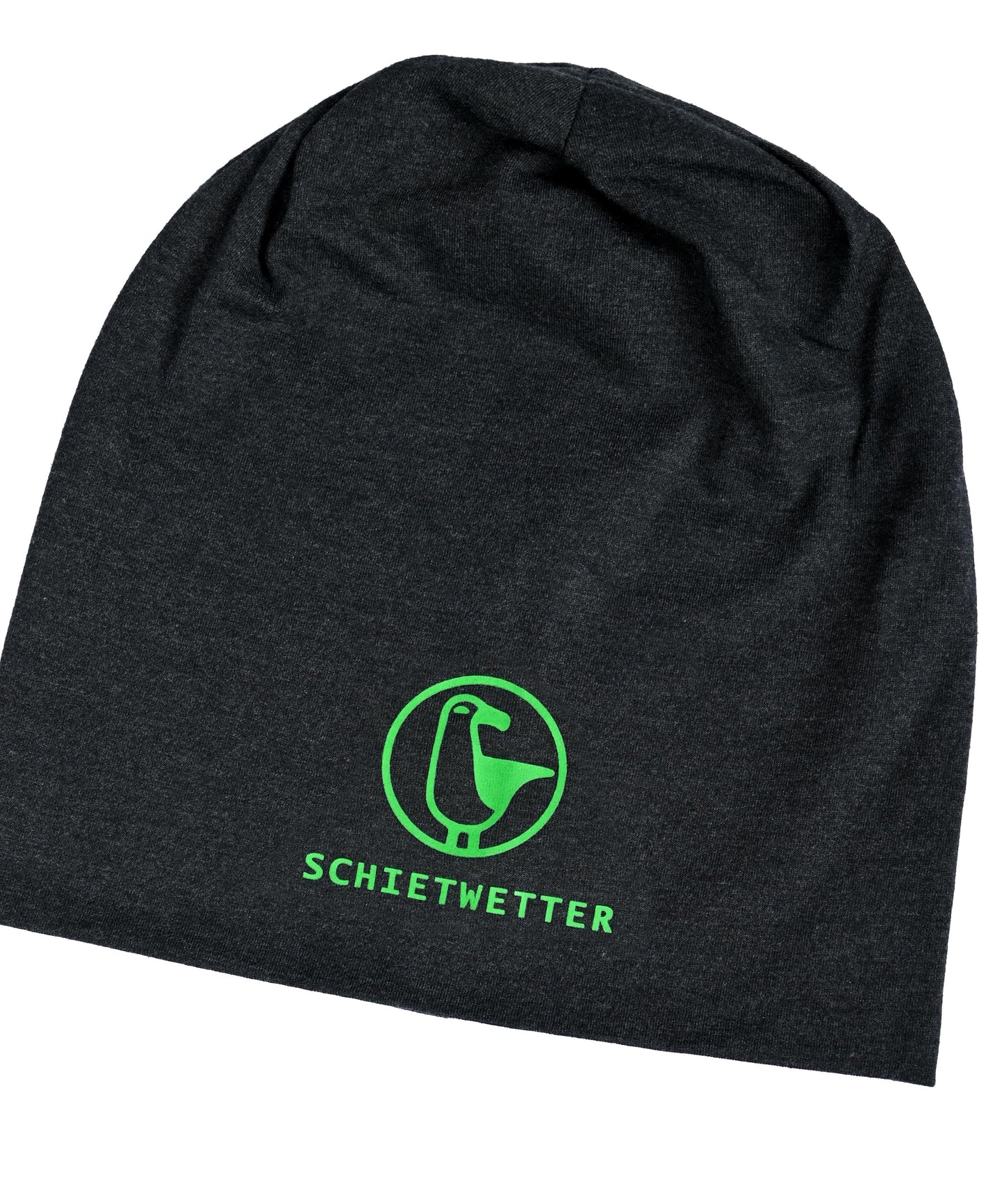 SCHIETWETTER Unisex Erw. Leichte Beanie Mütze Möwe, Übergangsmütze, dünne Kopfbedeckung, Logo-Print, Stretch, warm, einfarbig