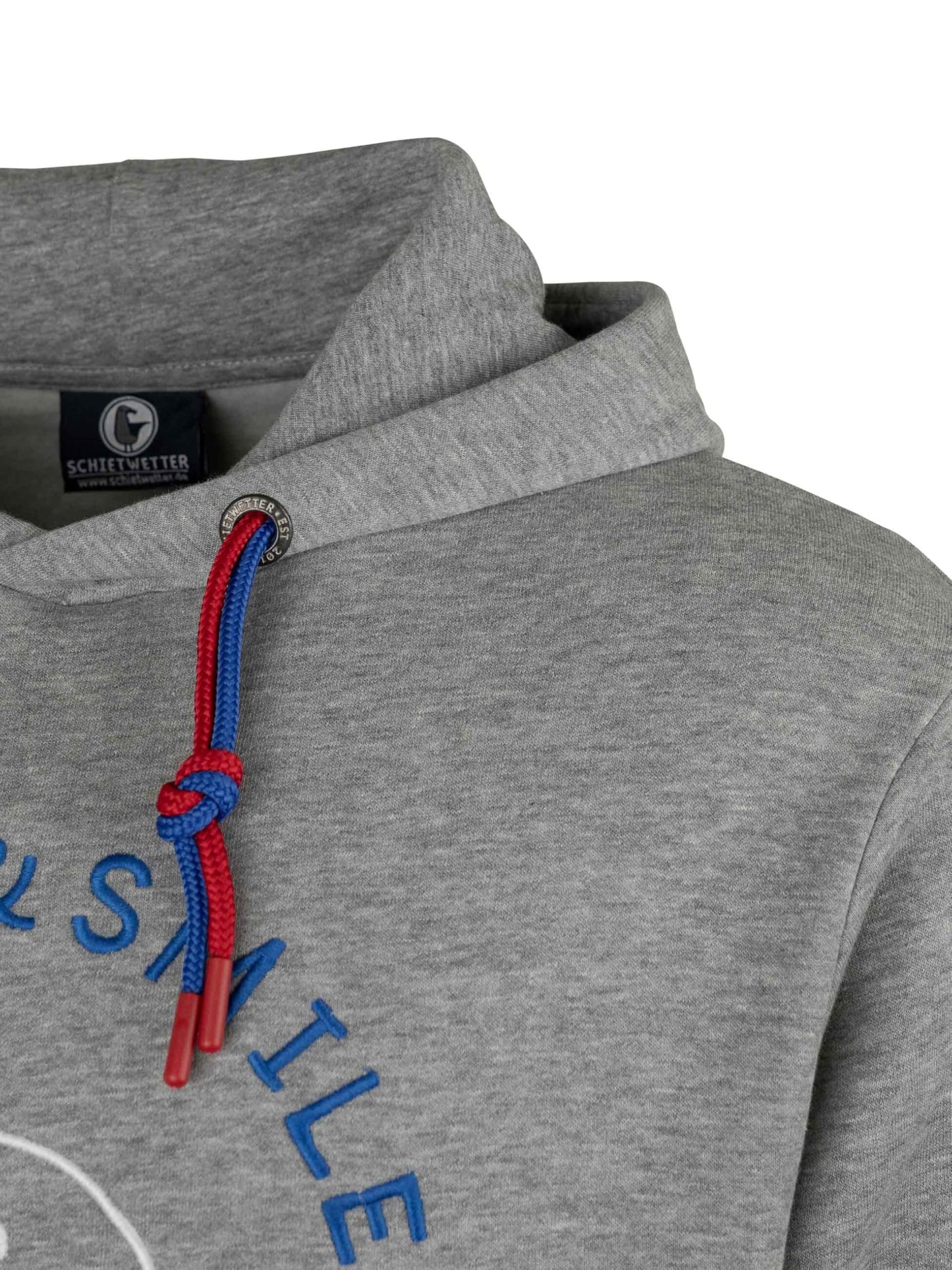 SCHIETWETTER Herren Kapuzenpullover Haifisch Klaus, Hoodie, Sweater, Longsleeve mit Kapuze, Print