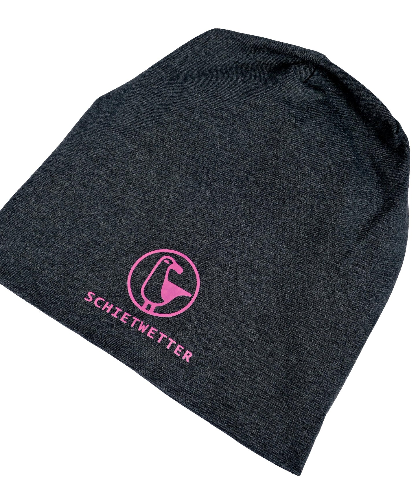 SCHIETWETTER Unisex Erw. Leichte Beanie Mütze Möwe, Übergangsmütze, dünne Kopfbedeckung, Logo-Print, Stretch, warm, einfarbig
