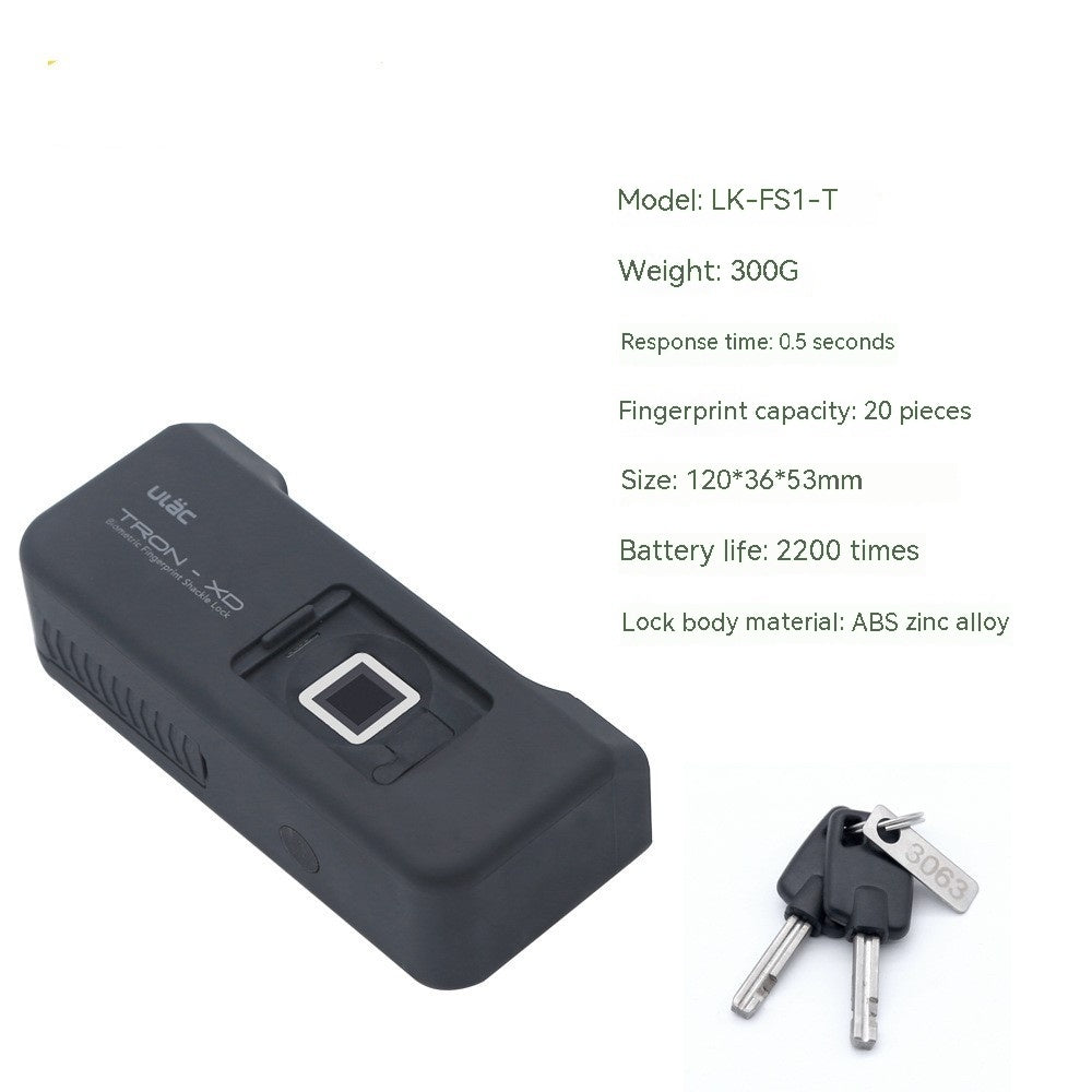 Fingerprint Alarm Lock U-Shaped: Ultimativer Schutz für Ihr Fahrrad und Motorrad