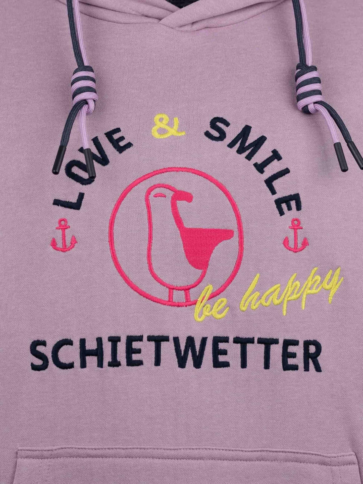 SCHIETWETTER Damen Hoodie Marie Meersalz, Kapuzenpullover für Frauen,