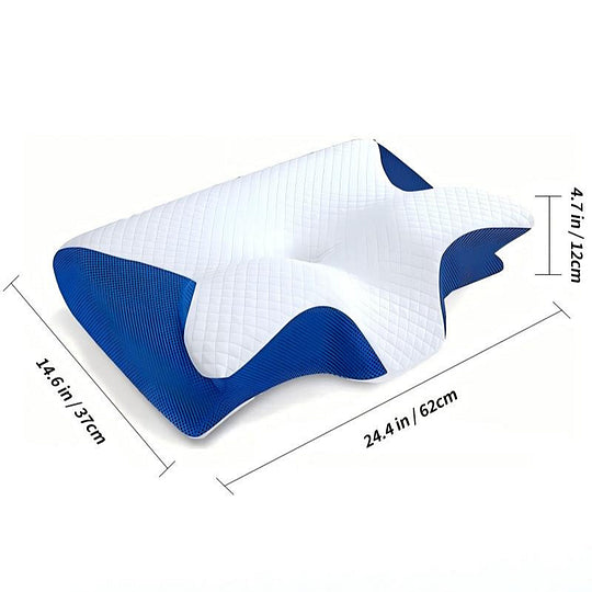 Orthopädisches Memory Pillow für besseren Schlaf – Nackenstützkissen für Rücken-, Seiten- und Bauchschläfer