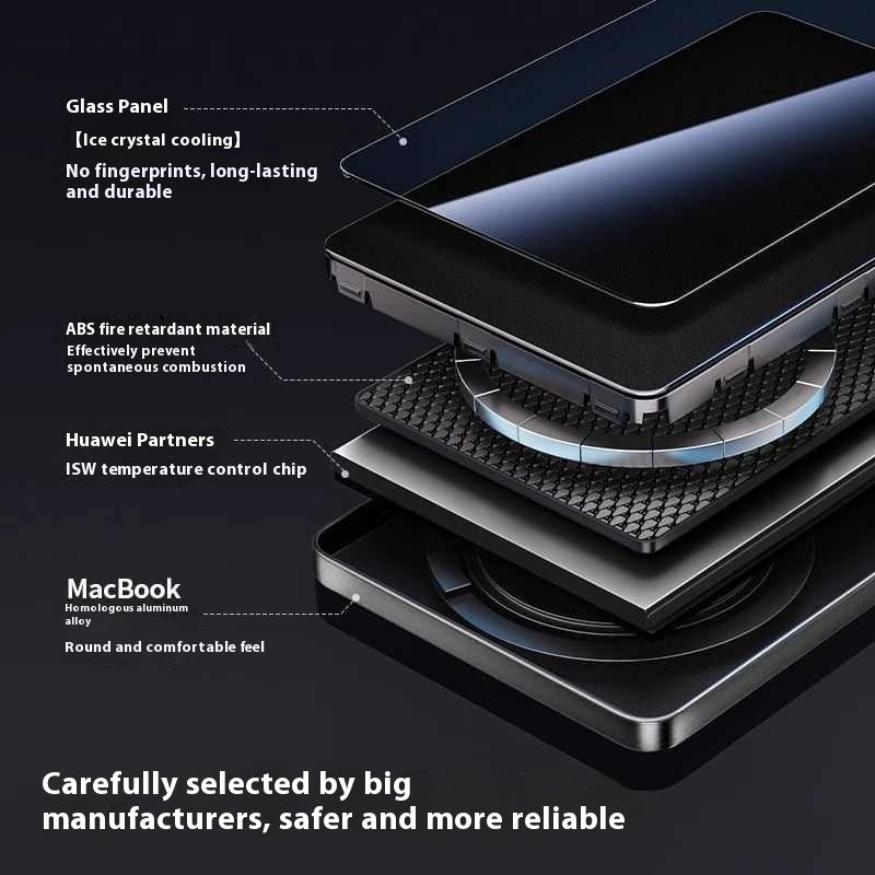 MagSafe Tragbare Kompakte Magnetische Wireless Power Bank – Leistungsstarke, kabellose Aufladung für unterwegs