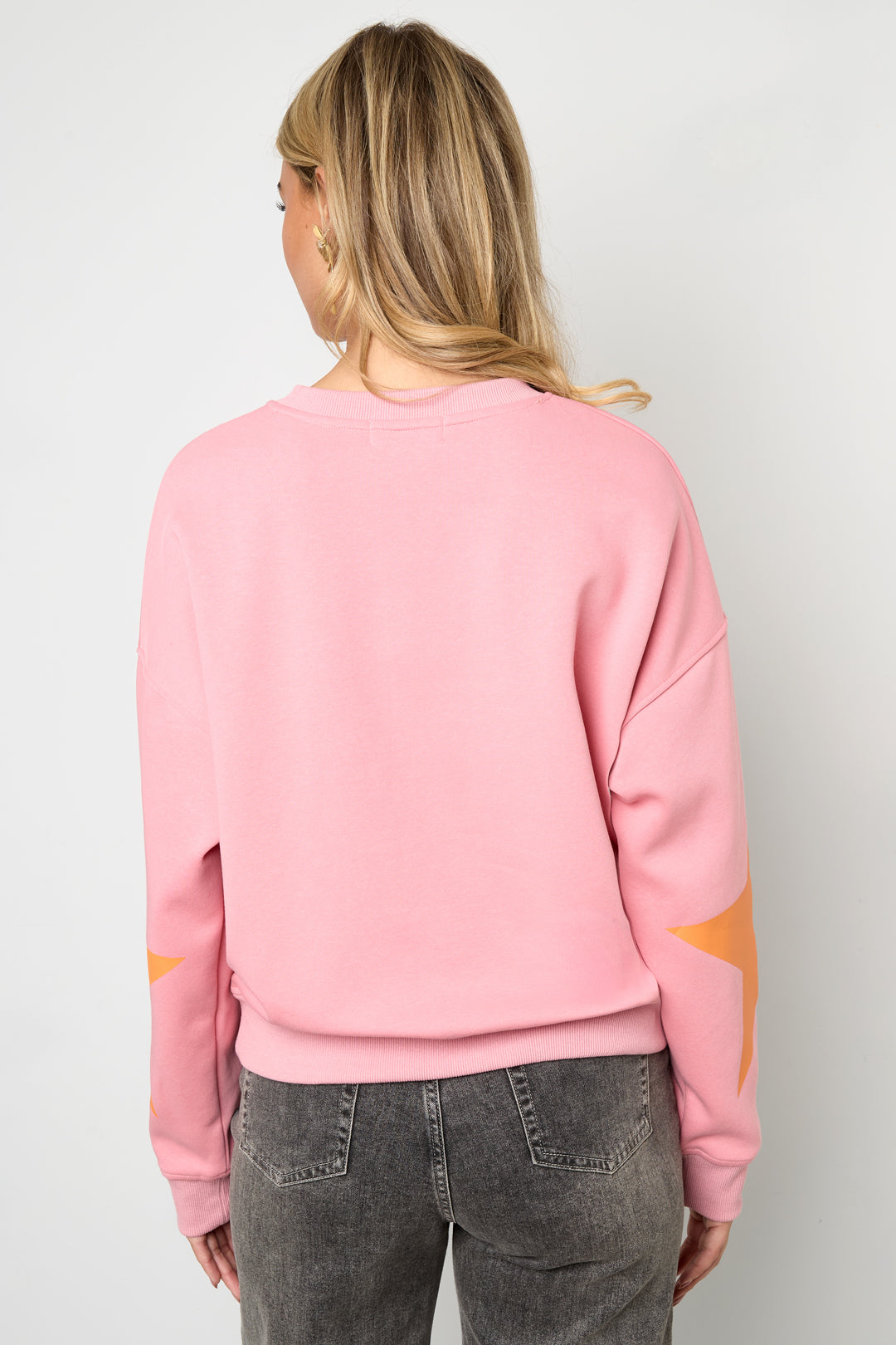 Knitted Cotton Women's Long Sleeve Top Casual Letters